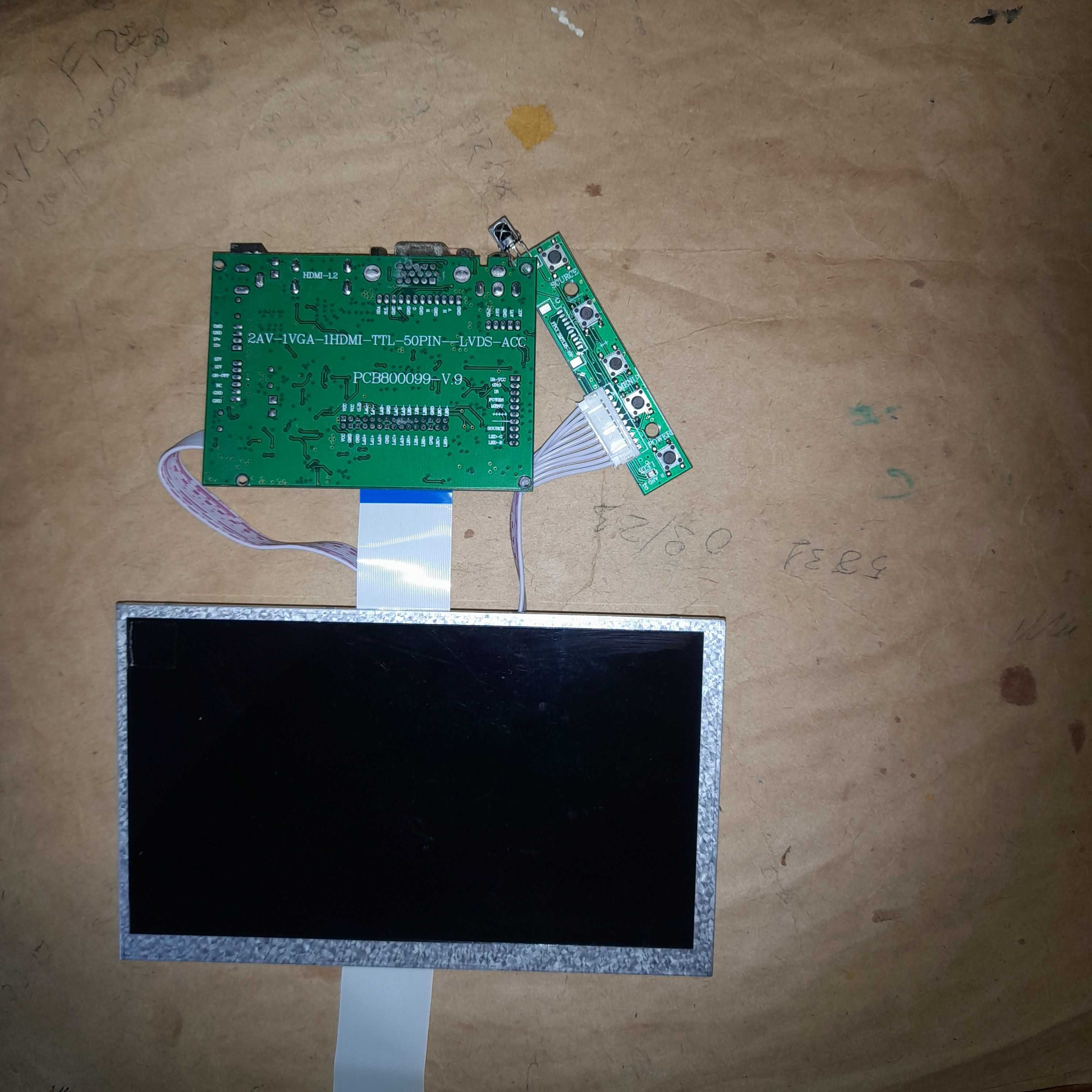 TFT LCD - дисплей HDMI VGA 7-дюймовий (1024*600) RGB
