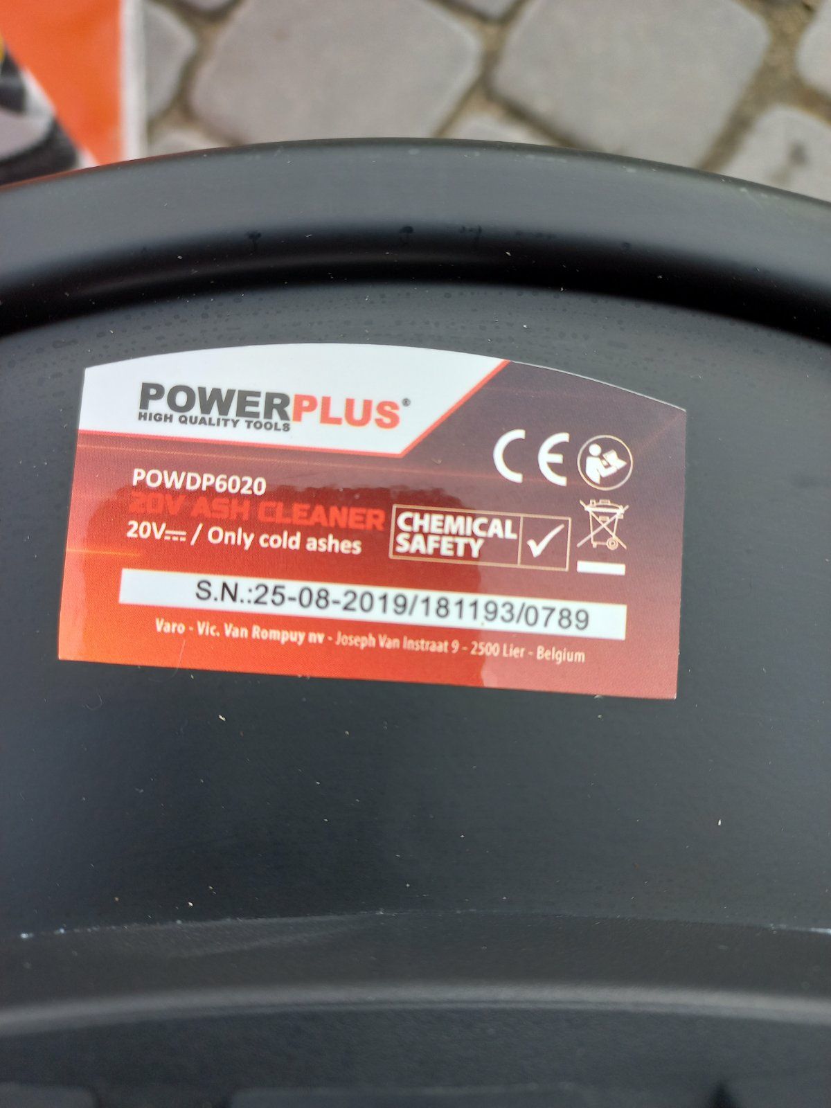 Акумуляторний пилосос для каміну пилосос для золи powerplus powdp6020