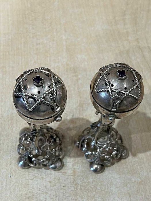 Srebro, balsaminka, balsaminki, carska Rosja, próba 84/Komis Krzysiek