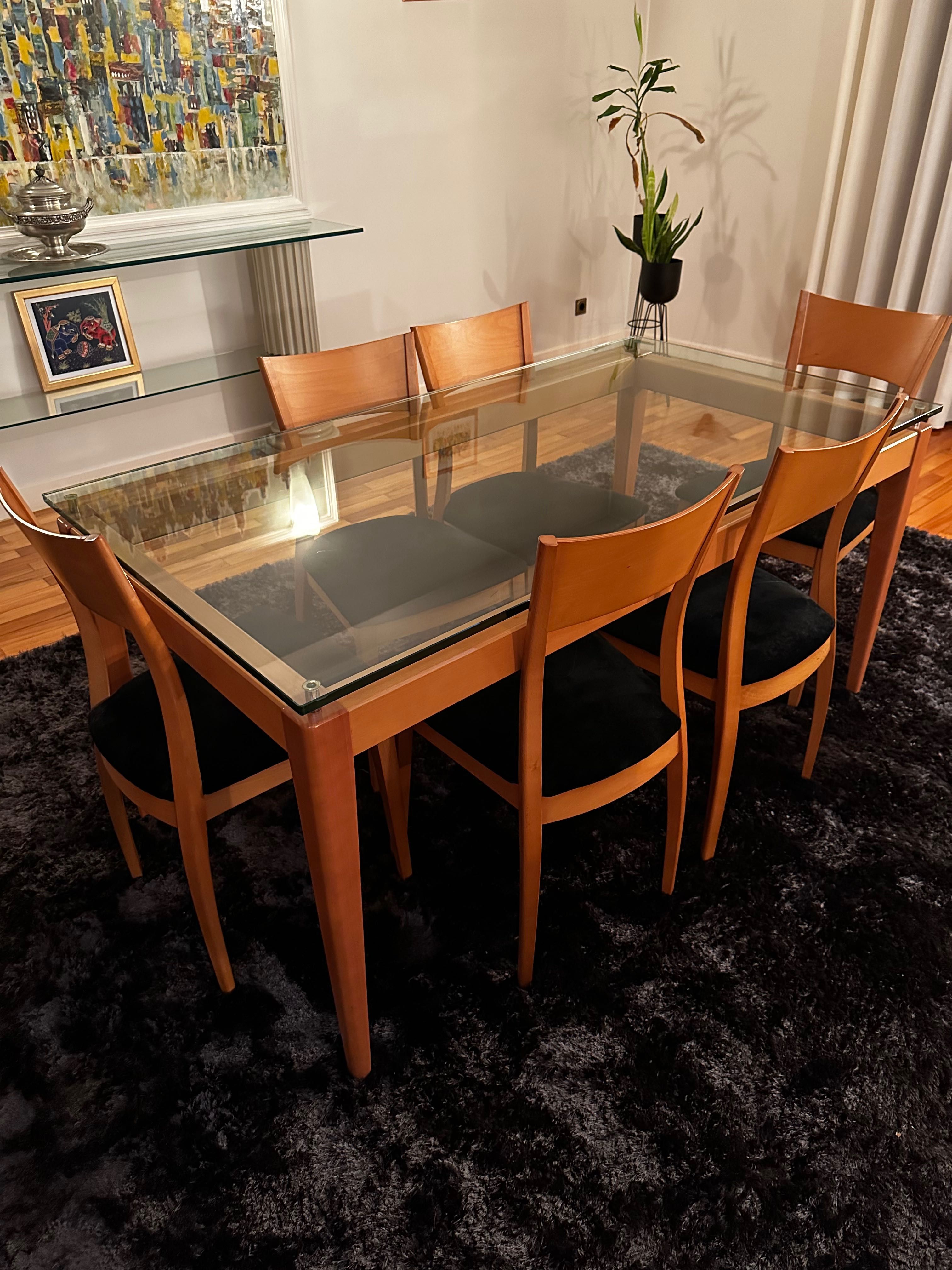Mesa jantar + cadeiras