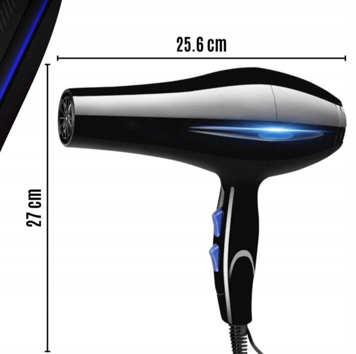 Suszarka z jonizacją do włosów dyfuzor mocna PRO 2w1 koncentrator