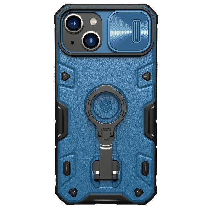 Etui Nillkin Camshield Armor Pro iPhone 14 Plus z Magsafe - Niebieskie