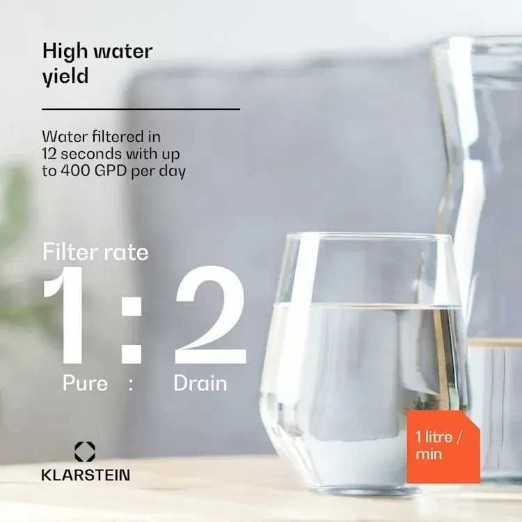 Система фильтрации воды Klarstein PureLine 400 10045506 (Осмос)