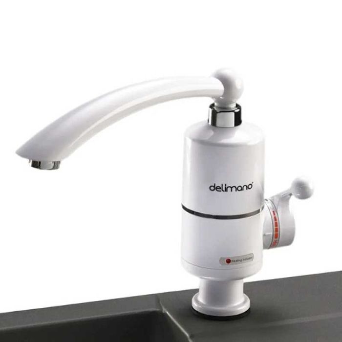 Проточный кран водонагреватель с подогревом бойлер с душем, смеситель