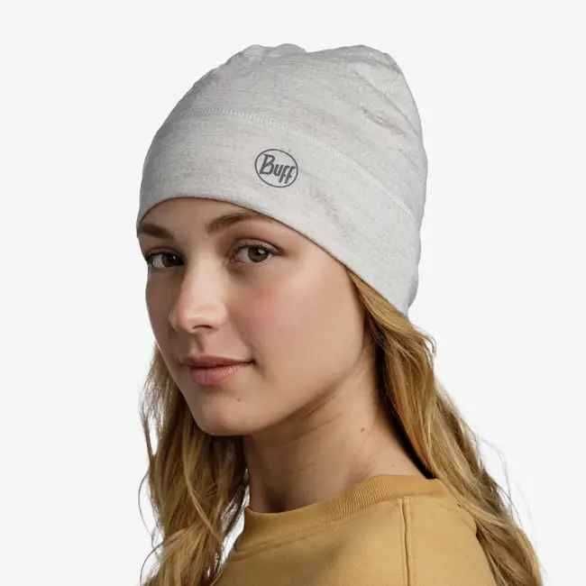 Czapka Buff Merino Lightweight Beanie Solid Cloud