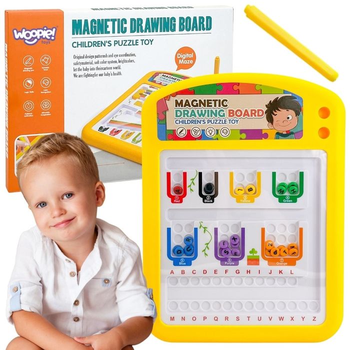 WOOPIE Tablica Magnetyczna Montessori Do Rysowania