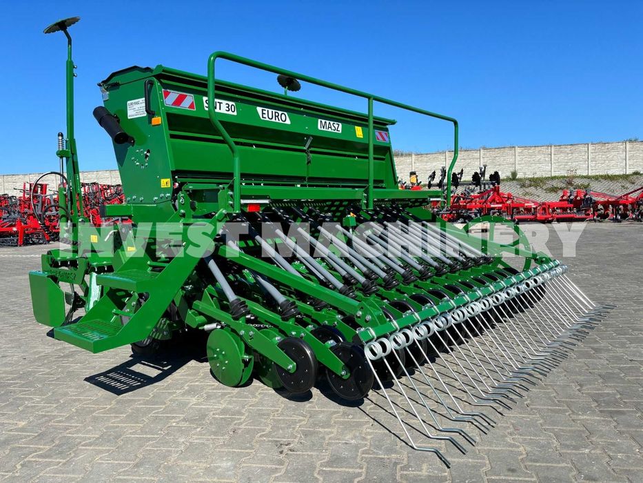 Agregat uprawowo-siewny EURO-MASZ nabudowany 3m brona siewnik NOWY !!!