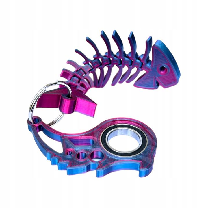 Keyspinner Keyrambit Flexi Ryba Zestaw Brelok Breloczek Do Kluczy Midn
