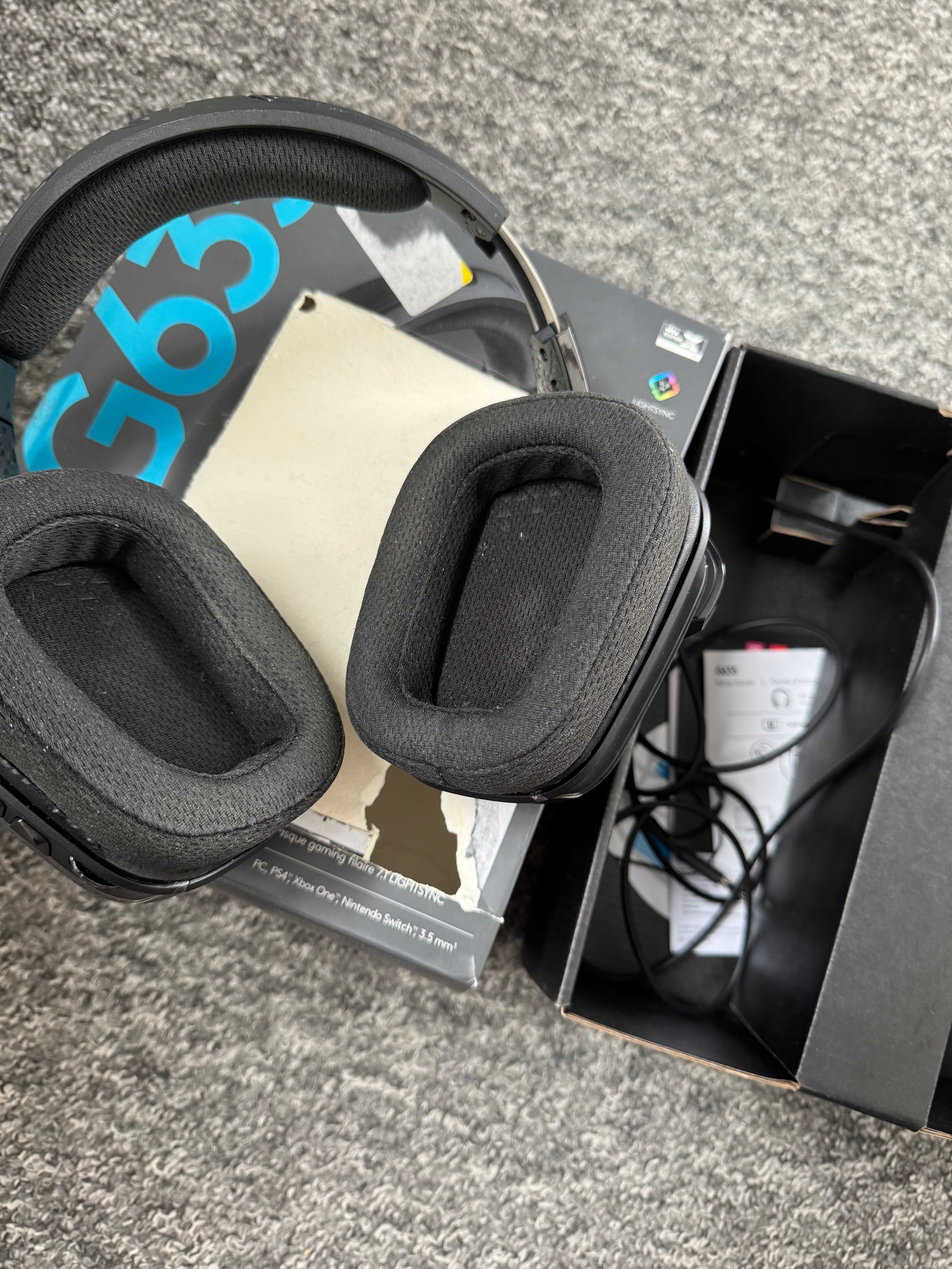 Słuchawki logitech G635