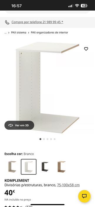 Gavetas e divisorias com calceiro ikea pax