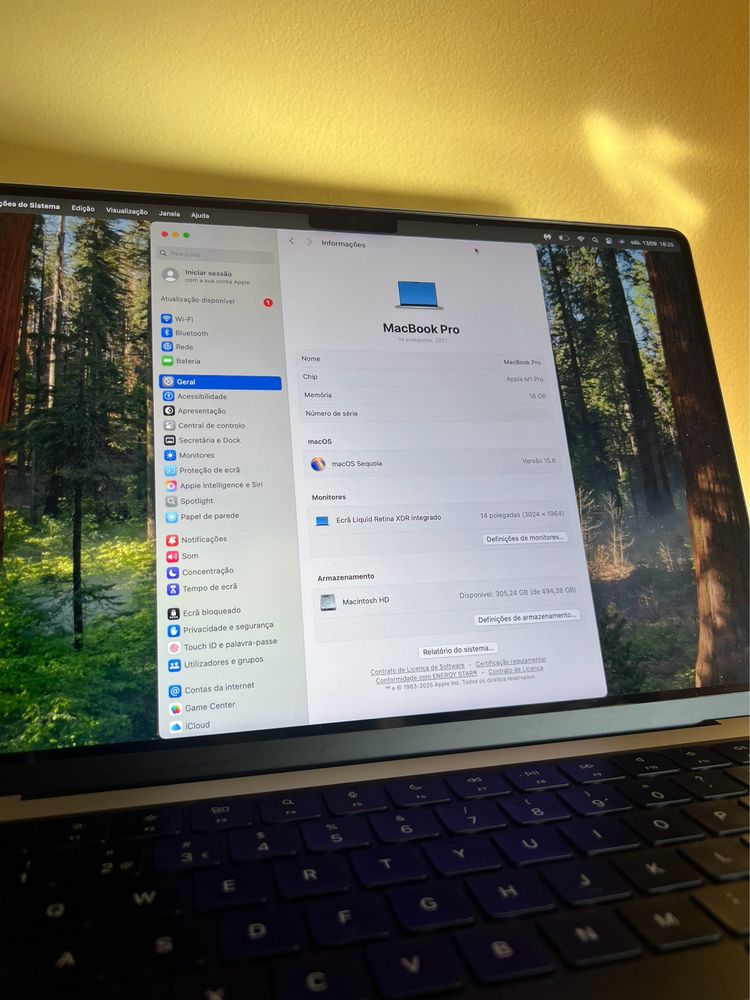 Macbook Pro 14” M1 Pro - 16gb RAM 512gb ROM - 2022