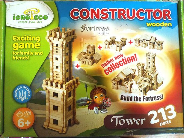 Constructor woden Tower 213 parts