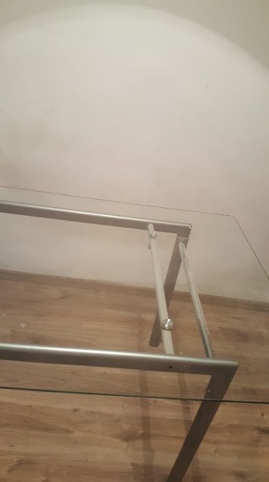 Stol duzy szklany- 160 x 90 x 74 cm