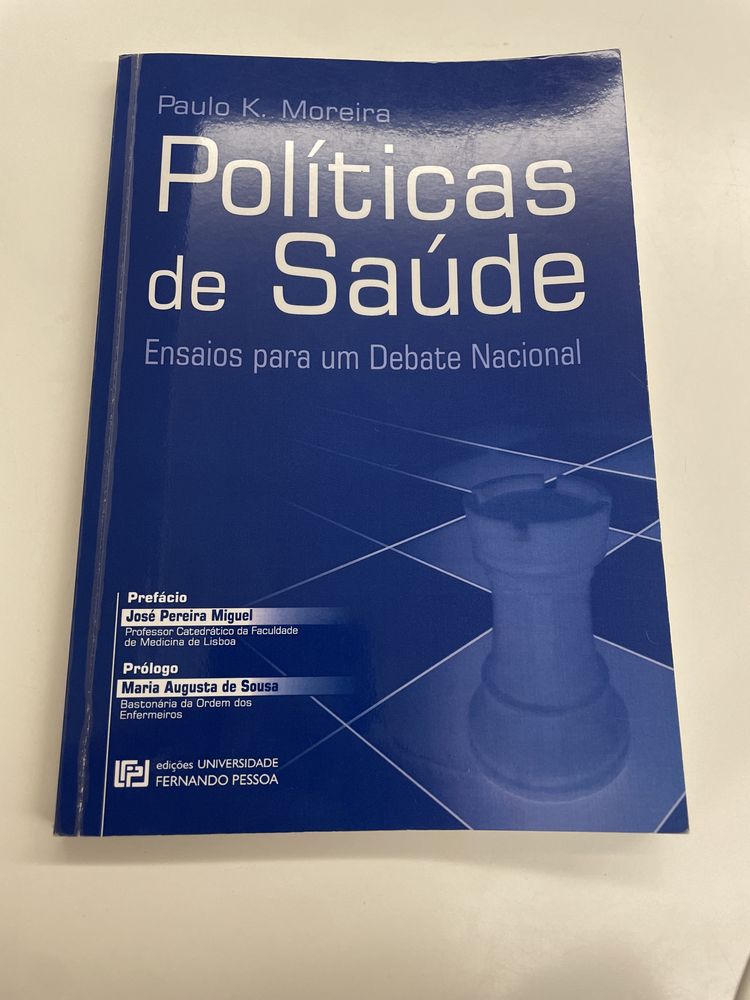 Livro “Políticas de Saúde” de Paulo K. Moreira