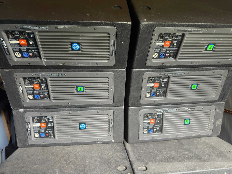 JBL VRX 932LAP + 918SP + Zadaszenie sceny + Podesty +GRATISY