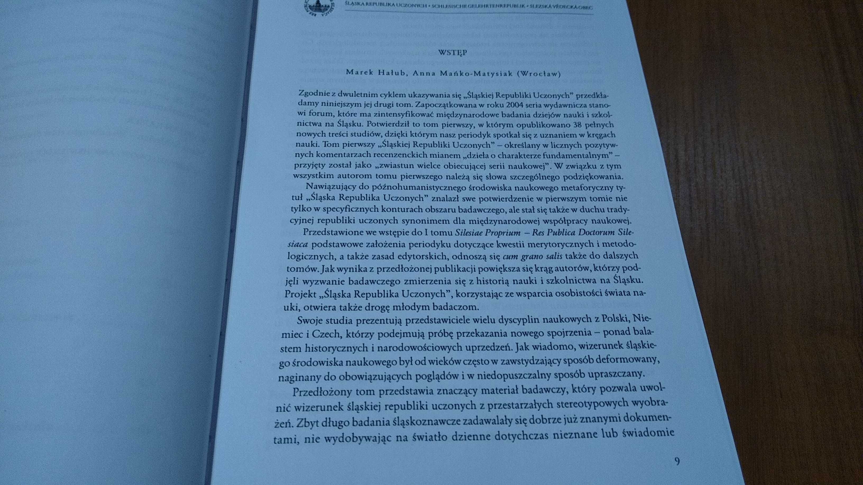 Śląska Republika Uczonych vol. 2 Marek Hałub, Anna Mańko-Matysiak