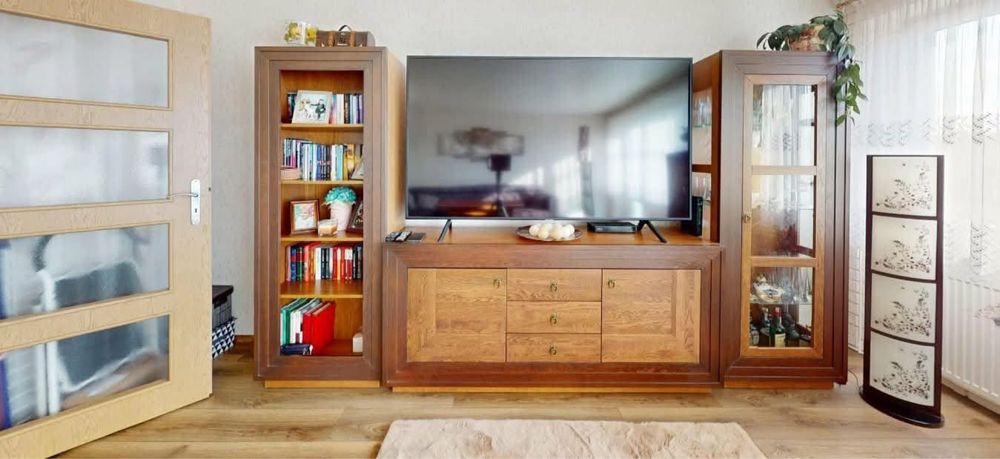 Meble do salonu dębowe solidne
