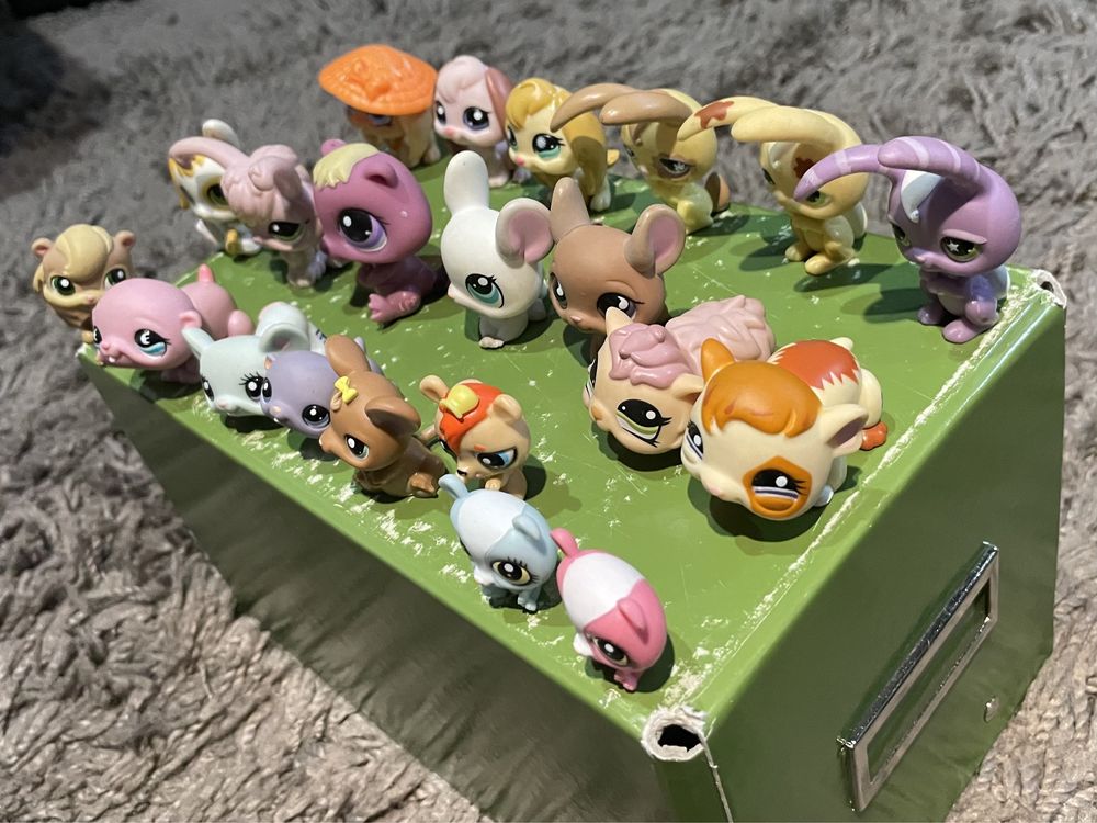 LPS Littlest Pet Shop oryginalne figurki: Zestaw gryzonie