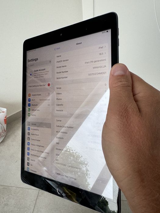 iPad 7 покоління. 32GB. LTE. Сімкарта. Без обмежень. Гарантія