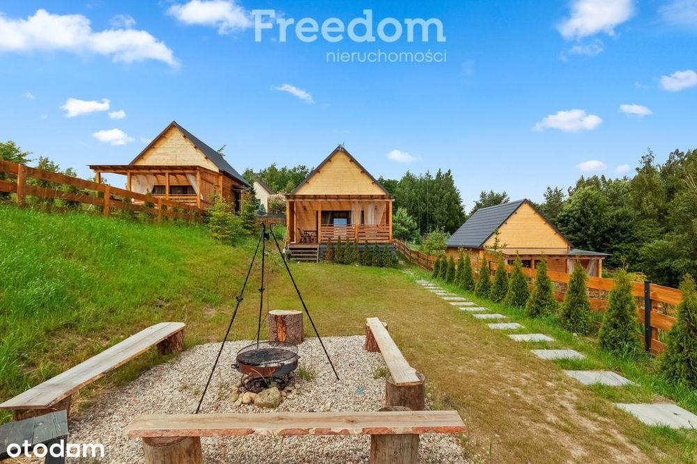 Gotowy biznes 6 nowych domów na Mazurach na wynajm