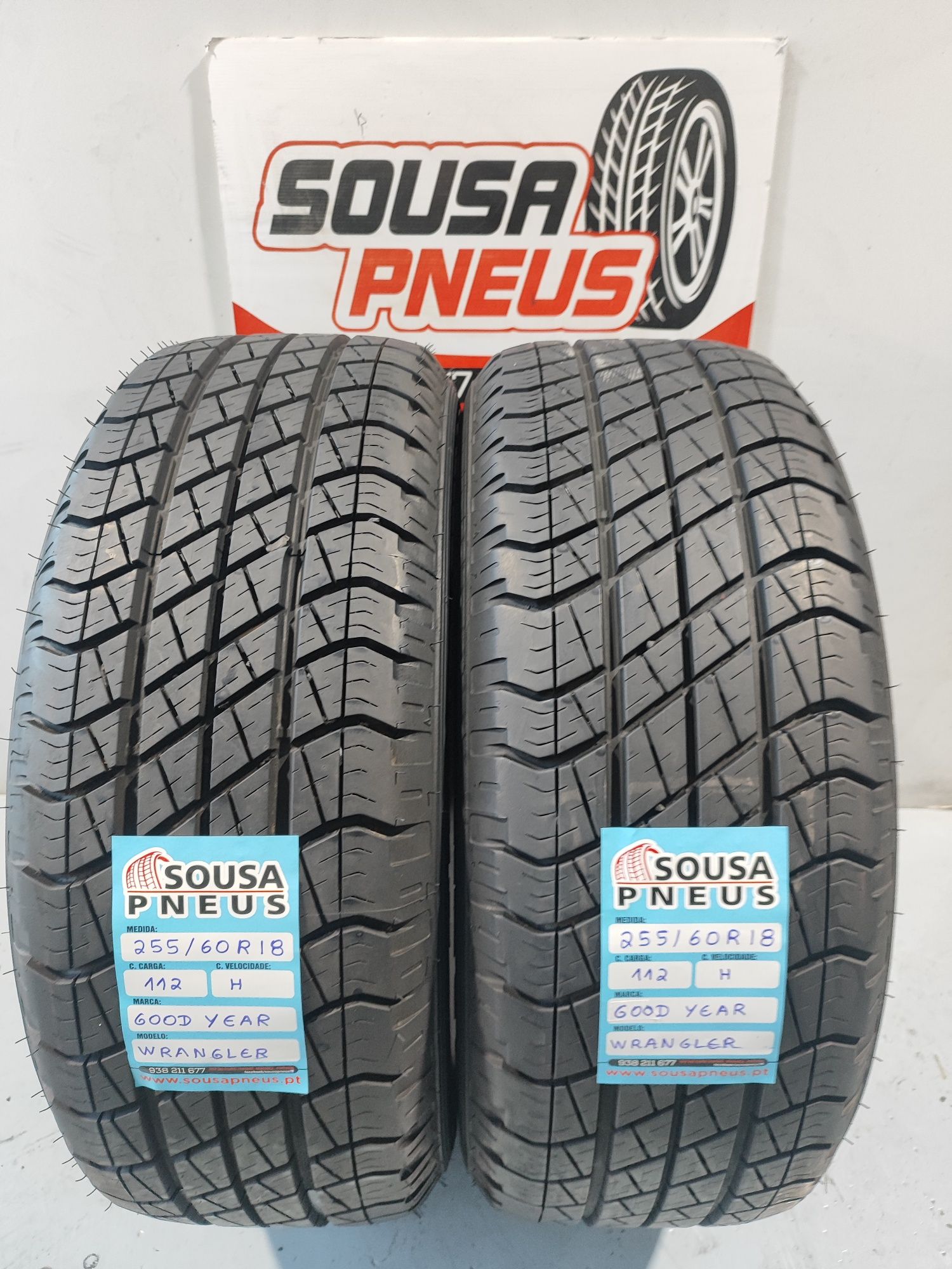 2 pneus como novos 255-60R18 Good year - Oferta dos Portes