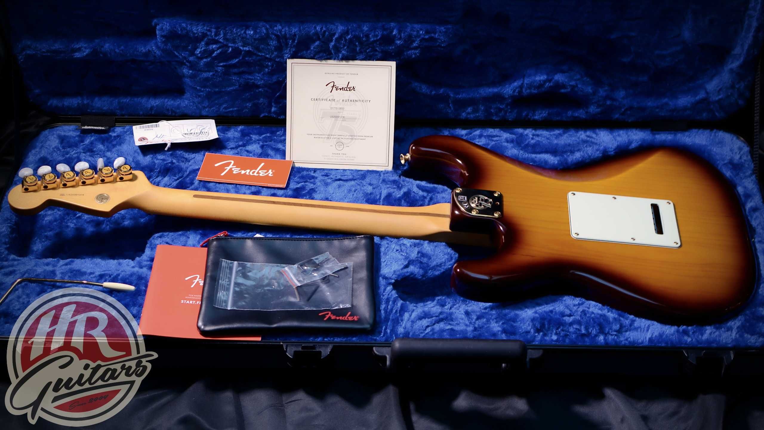 Fender 75TH ANNIVERSARY COMMEMORATIVE Stratocaster z 2020 roku, USA