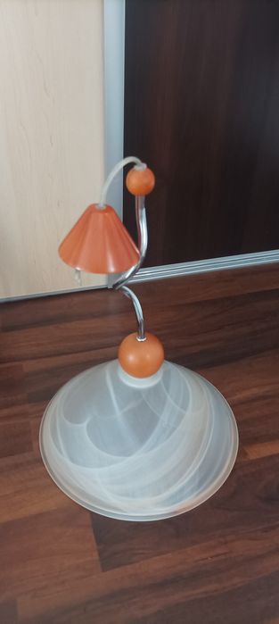 Lampa wisząca szklana
