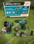 Шурупокрут Makita. Набір акумуляторного інструменту 2в1. Шуруповерт.