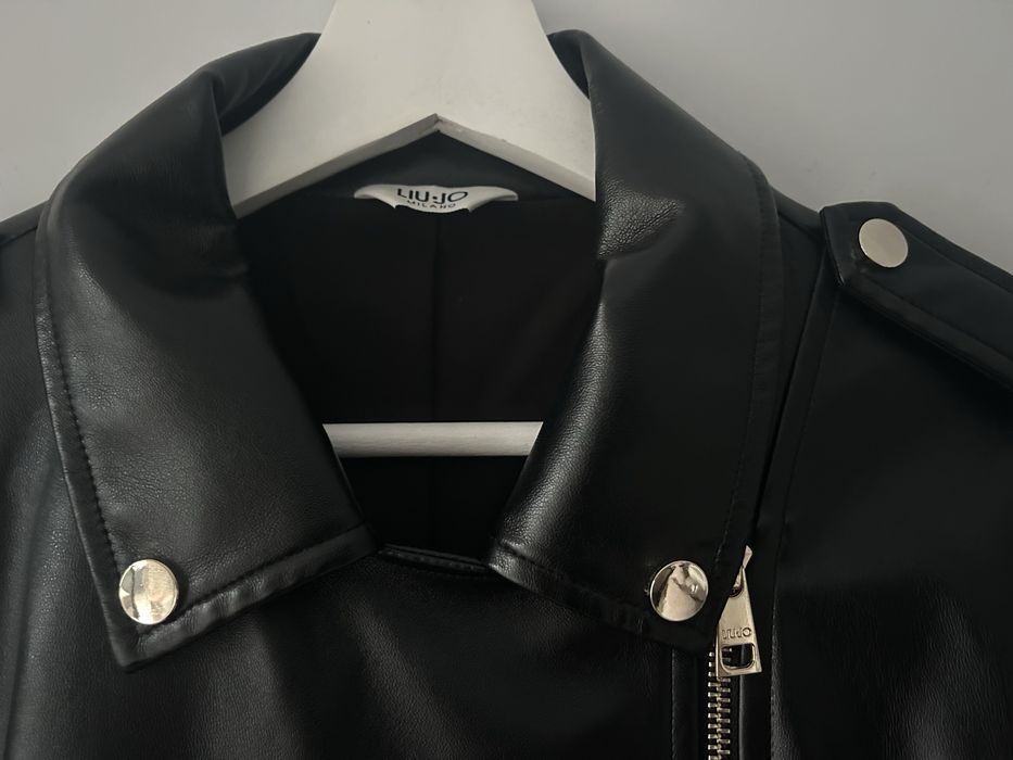 Casaco Liu Jo • Pele Sintética Preta