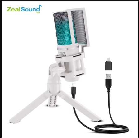Геймерский Микрофон Zealsound BKD-11 Pro A68 RGB Оригинал. Новый
