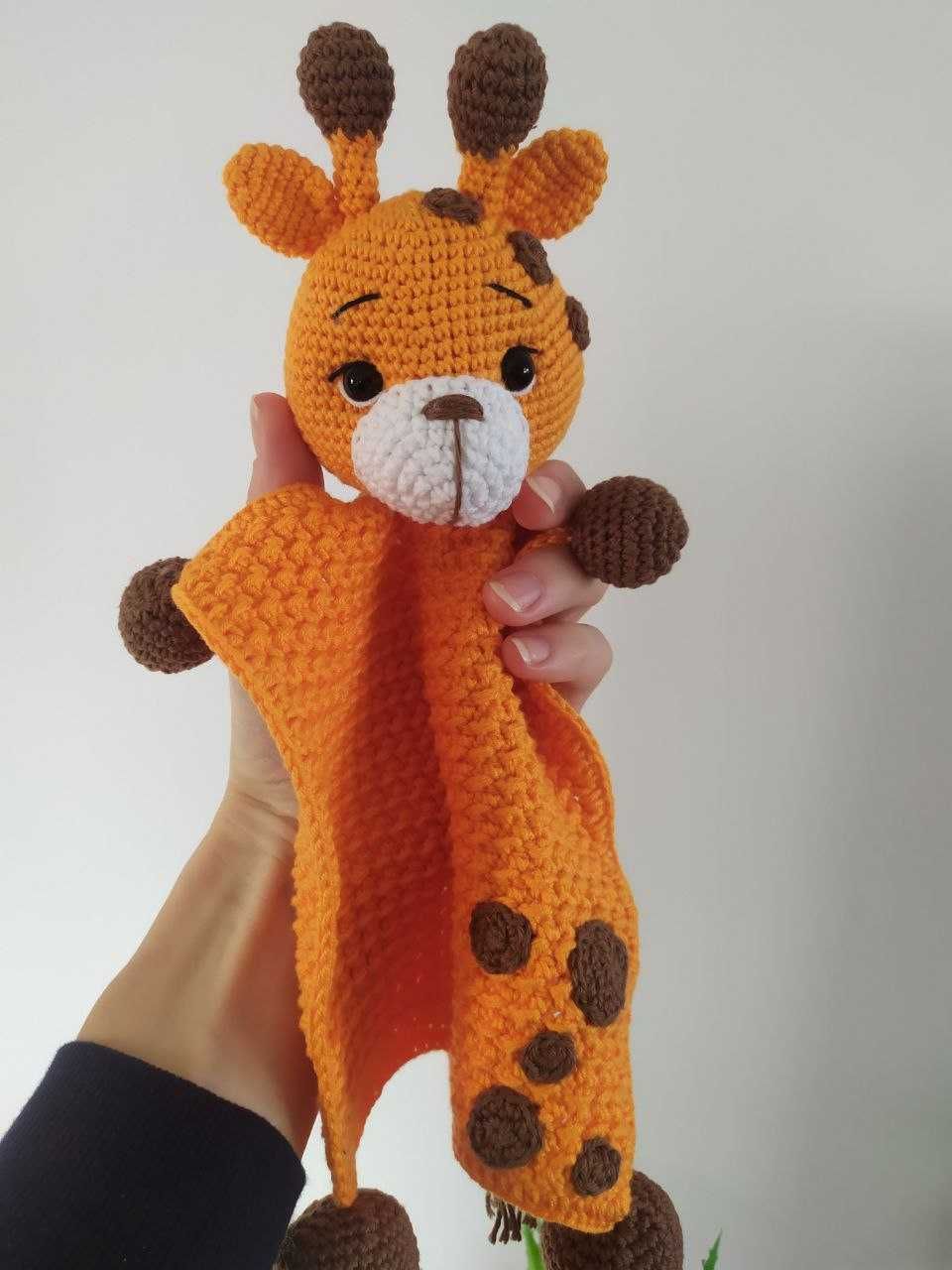 Zabawka Maskotka Żyrafa na szydelku dla dzieci Amigurumi Handmade
