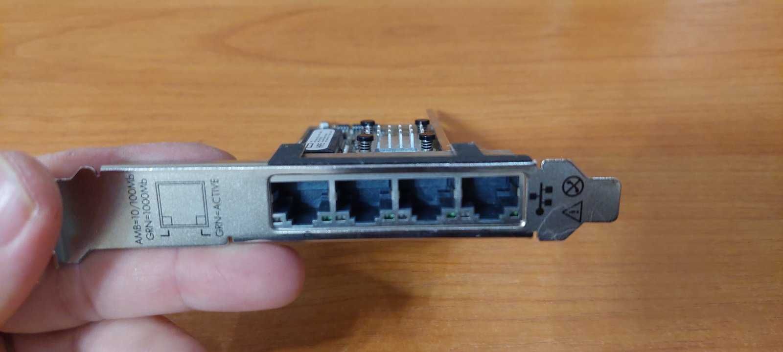 Сетевая карта HP ЗЗ1T 1G Quad Port RJ45