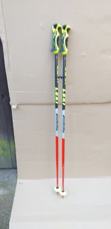 Kijki narciarskie LEKI 115 cm z zapięciemi