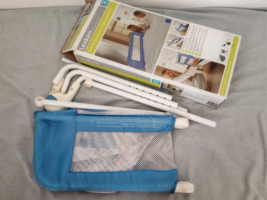 Barierka LINDAM do zabezbieczenia łóżka dla dziecka