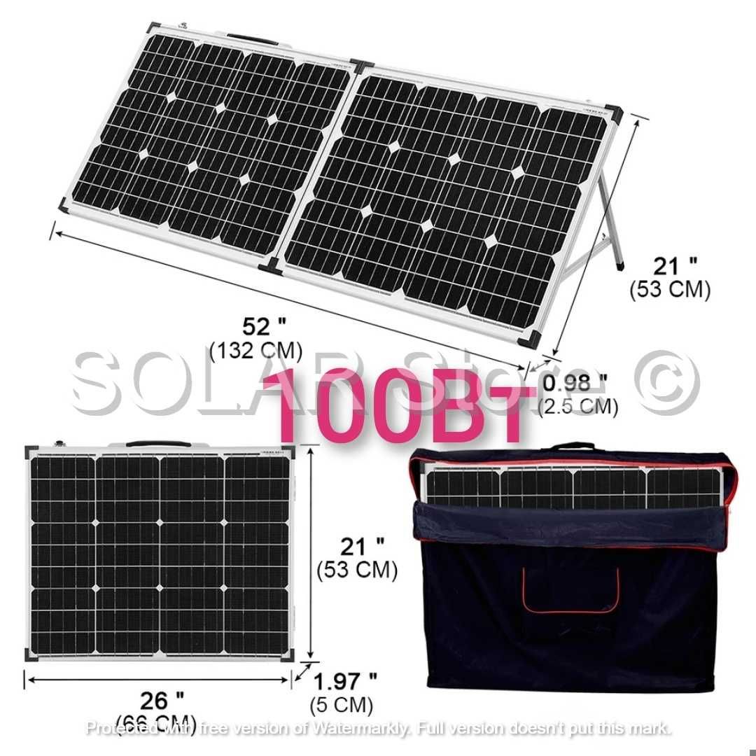Портативная солнечная панель/портативна сонячна панель 100Вт Dokio