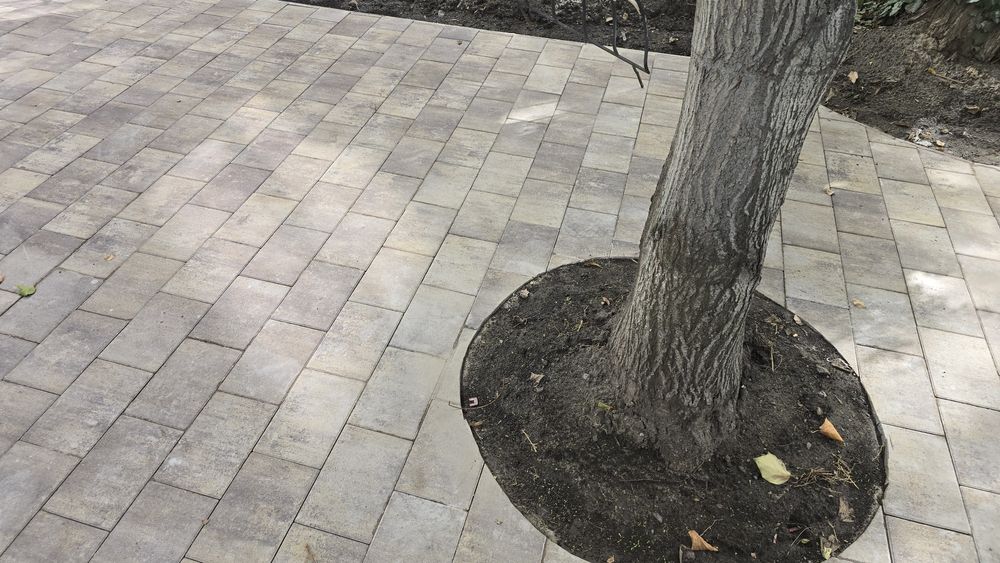 Укладка тротуарной плитки