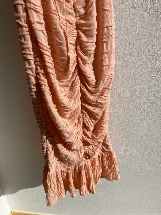 Vestido laranja claro NOVO c/ etiquetas