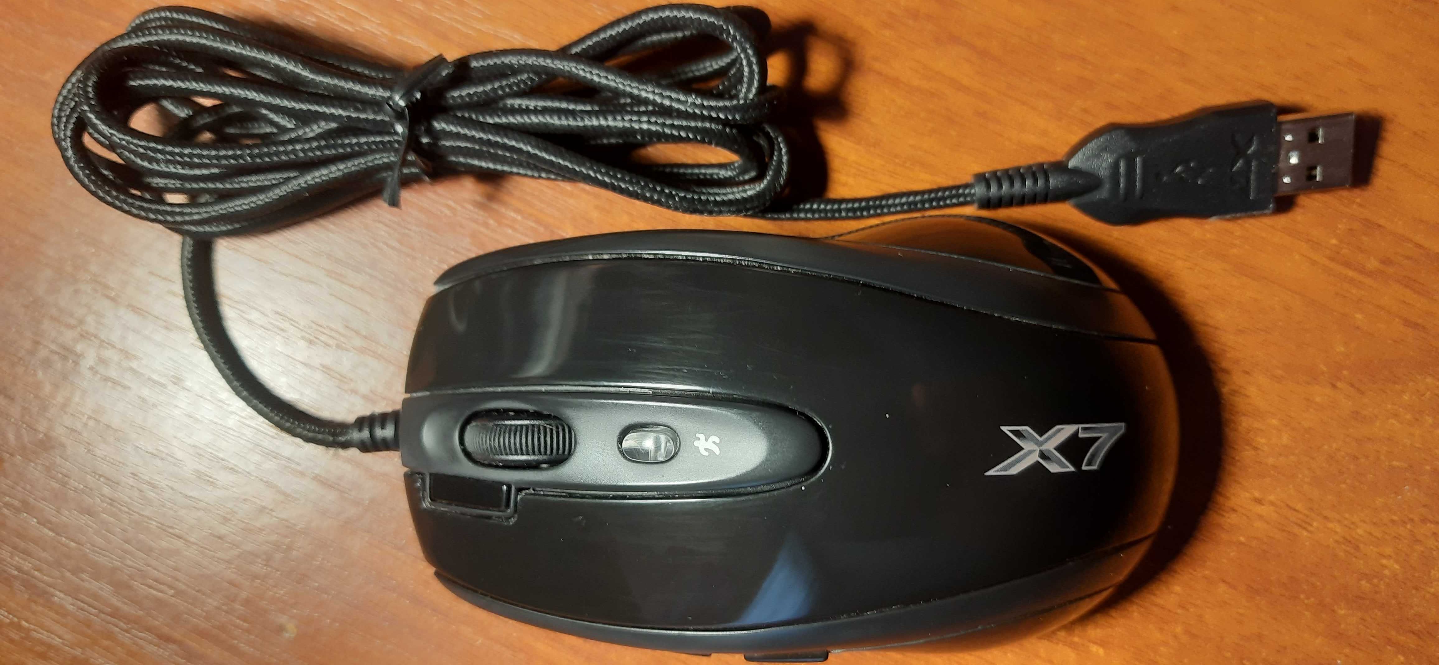 Миша A4Tech XL-750BH X7 USB Black