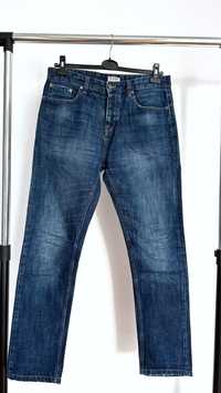 Jeansowe męskie spodnie proste jeansy straight jeans L 50 Pull&Bear