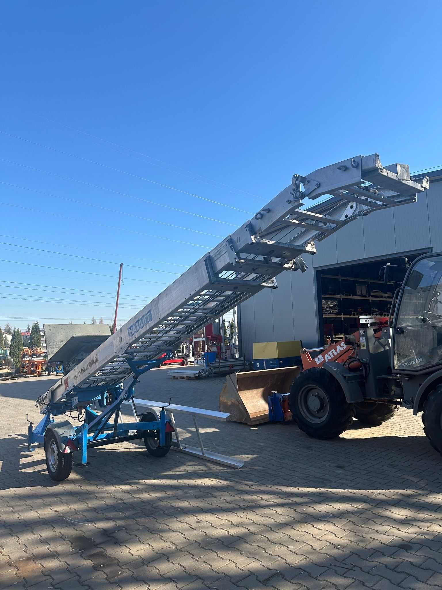 Winda drabina dekarska Steinweg ML-16m elektrycz 230V wciągarka wyciąg