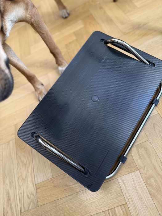 IKEA DAGOTTO - podnóżek regulowany czarny