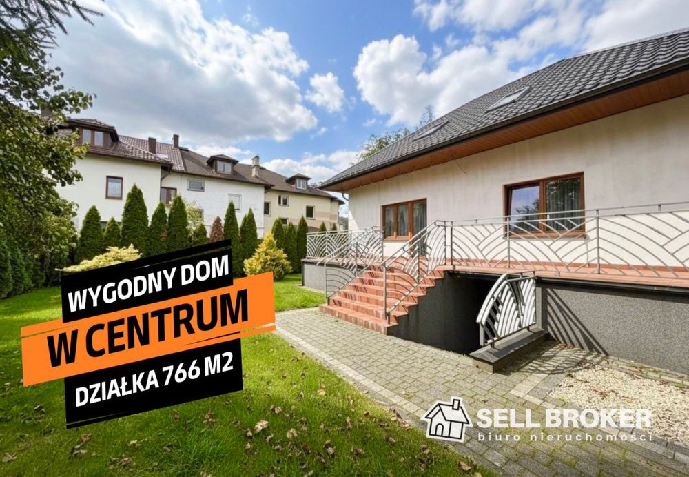 Dom w CENTRUM miasta! Dzialka 766 m2