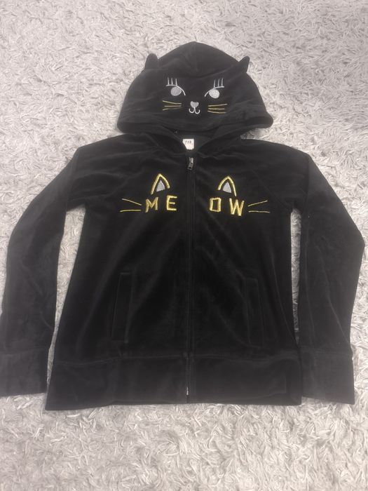 Bluza welurowa dla dziewczynki