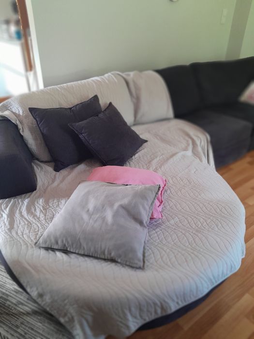 Sofá grande com chaise loung