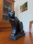 Gato Preto em Cerâmica