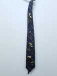 Retro vintage krawat jedwabny Skandia Tie Break 100% jedwab silk