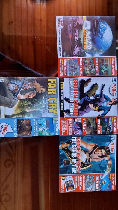 4 cds demos da revista Bgamer