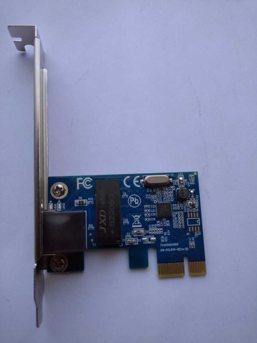 Сетевая карта PCI-E 10/100/1000 Gigabit Realtek RTL8111E новая