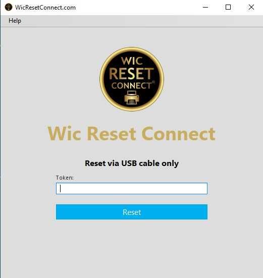 Klucz Wic Reset Connect reset licznika absorbera Epson i Canon
