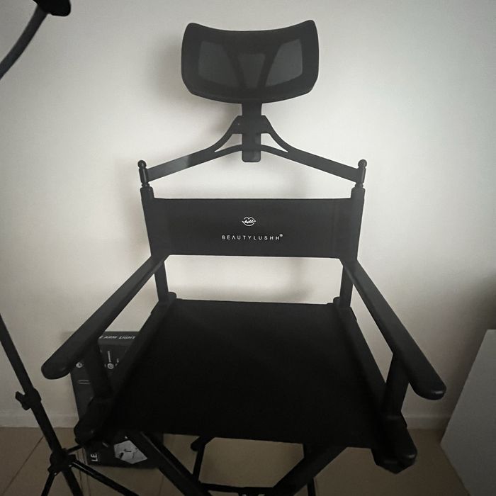 Lampa dual Led 40W + krzeslo do makijażu